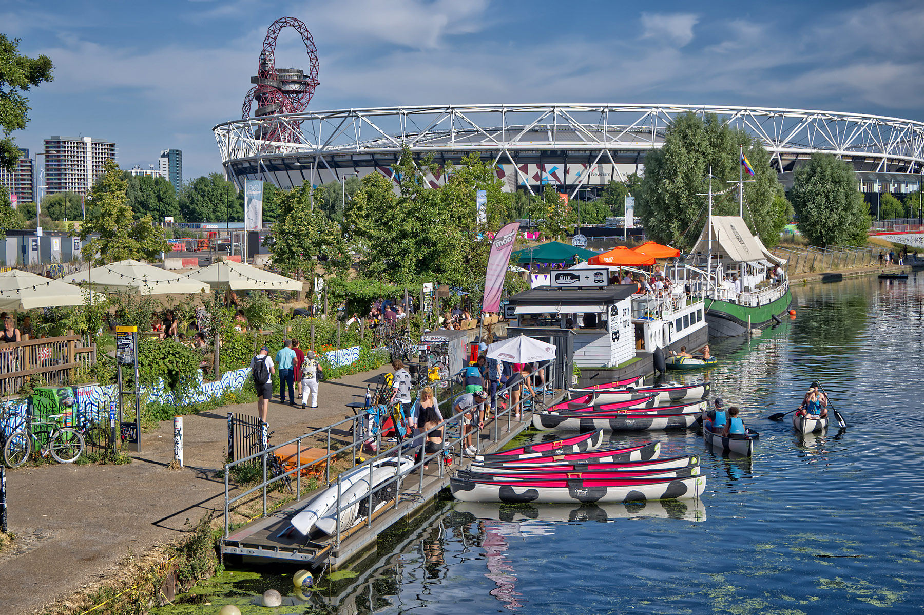 River Lee Navigation, Hackney Wick, London